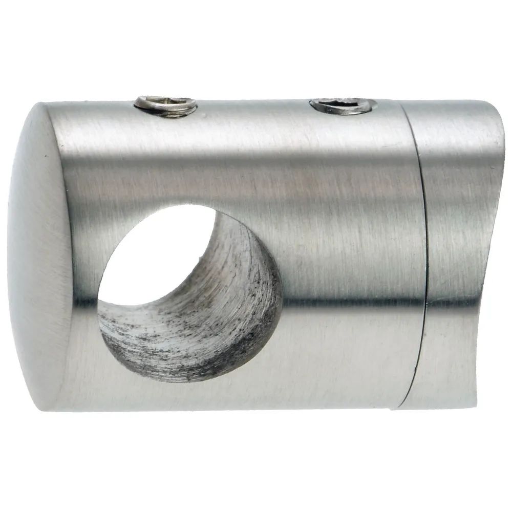 CROSO Querstabhalter für Rohr ø 42,4 mm, Bohrung 10,2 mm, Edelstahl V2A