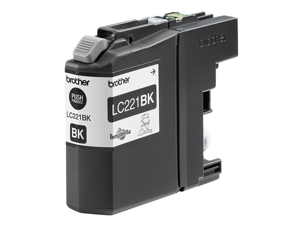 Brother LC221BK - Schwarz - original - Tintenpatrone
