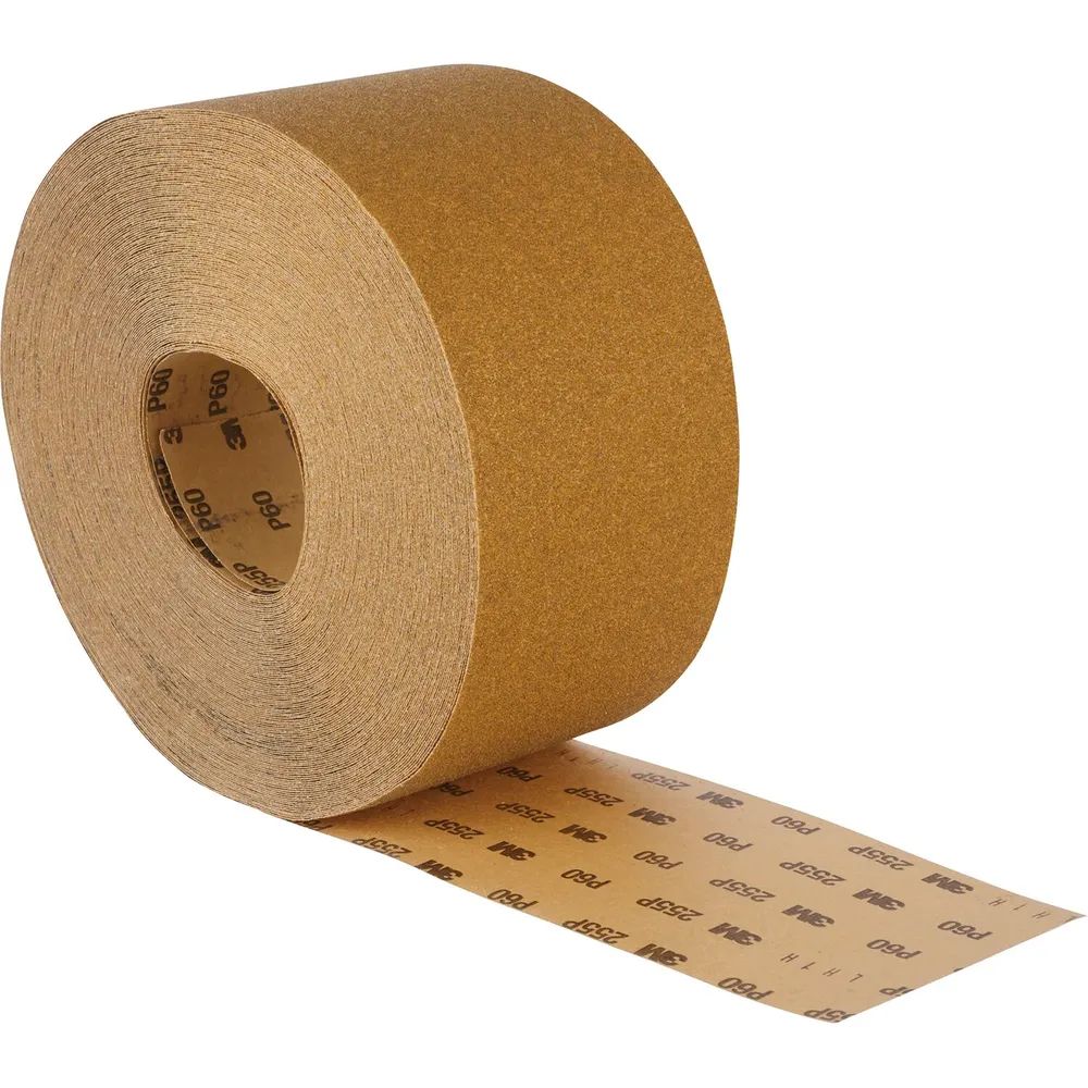 3M Österreich GmbH  3M Handschleifpapier 255P Breite 115mm Korn 60 1 Rolle=50 Meter