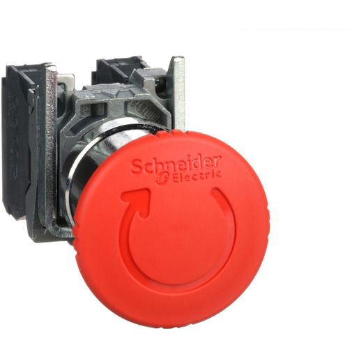 Schneider Electric NOT-AUS TASTER,D=40MM,RT DREHE / SCHN.E XB4BS8445