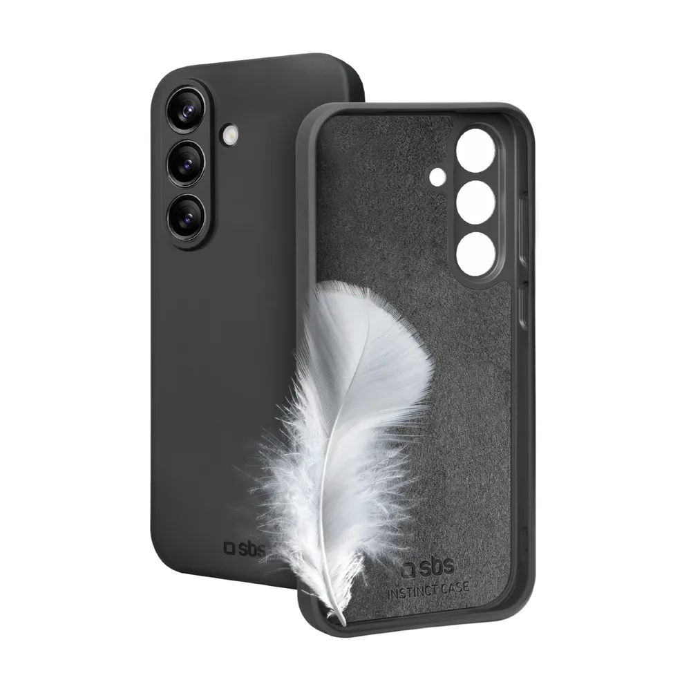 SBS INSTINCT Cover für Galaxy S25 FE, schwarz