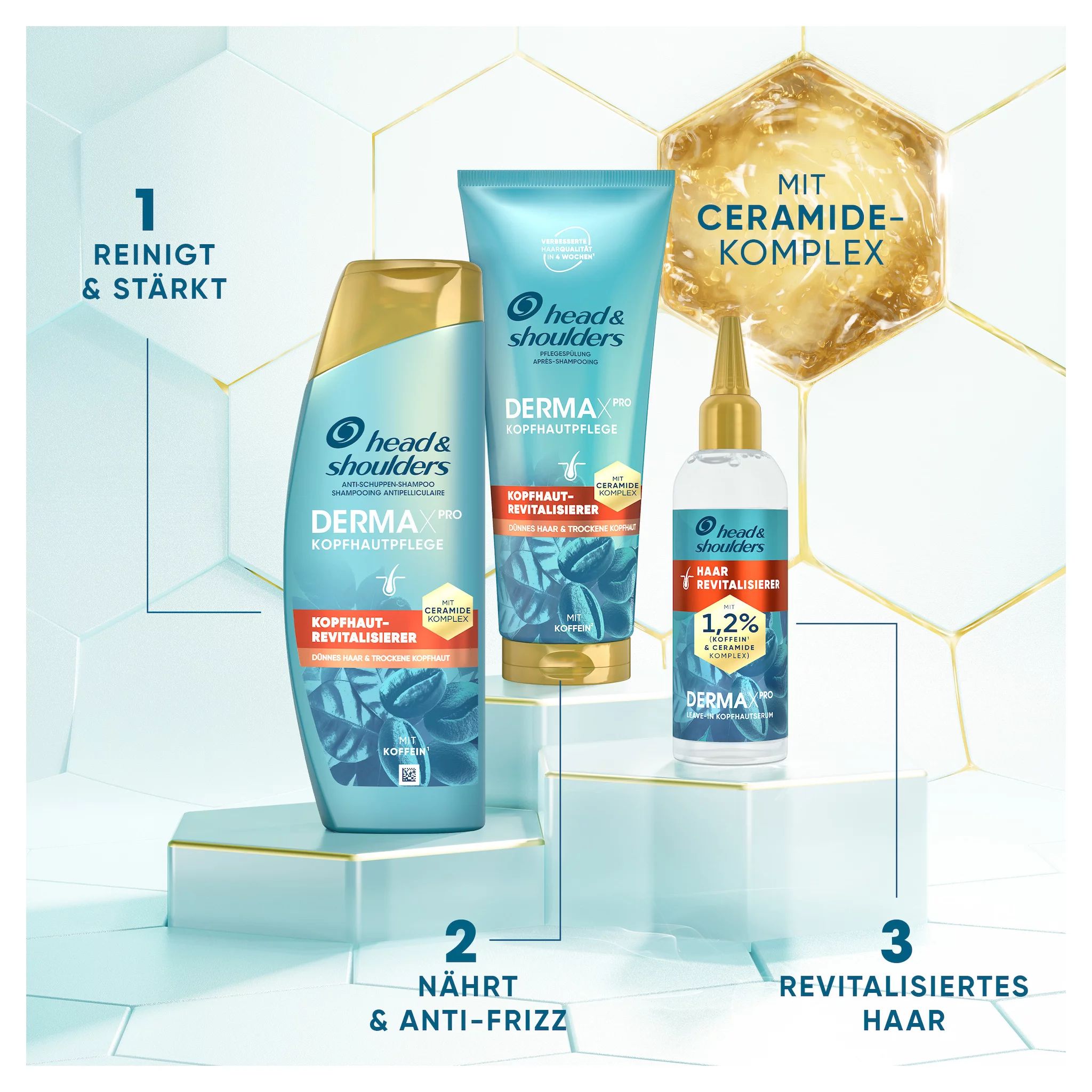Head & Shoulders Derma x Pro Leave-In Serum Revitalisierend