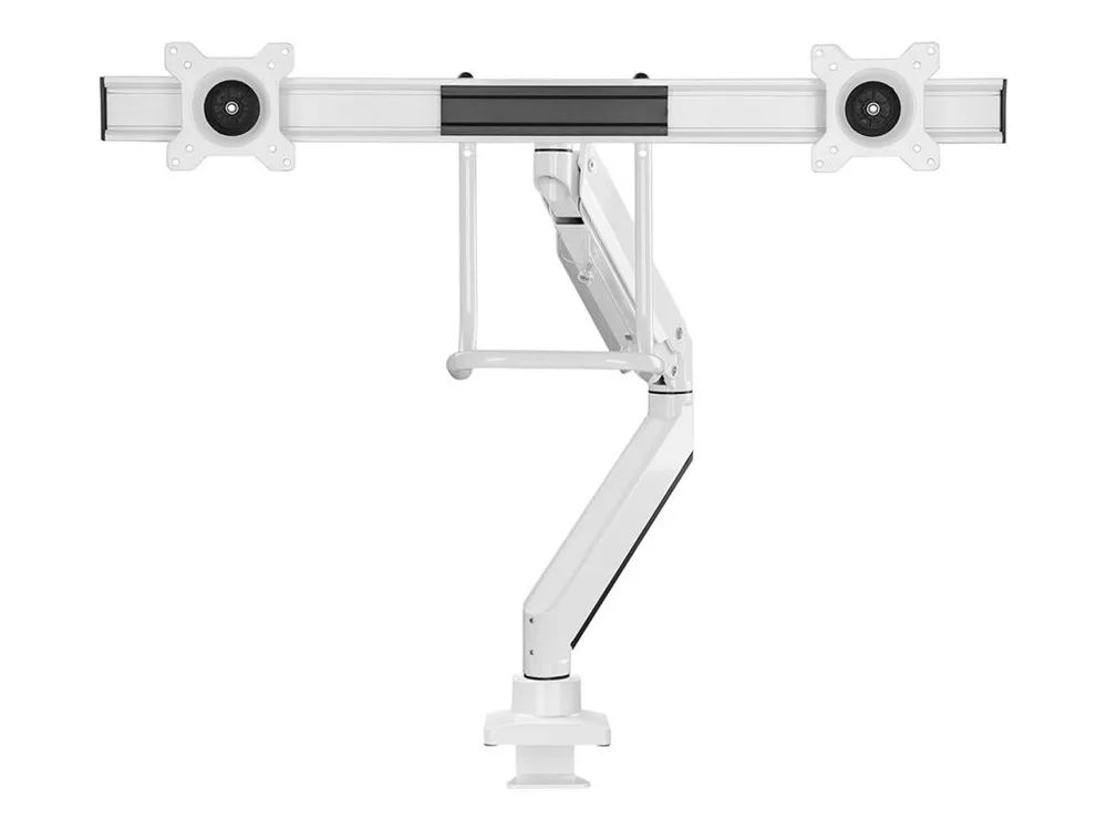Neomounts NM-D775DX - Befestigungskit - Voll beweglich - für 2 LCD-Displays - Aluminium - weiß - Bildschirmgröße: 25.4-81.3 cm (10"-32")