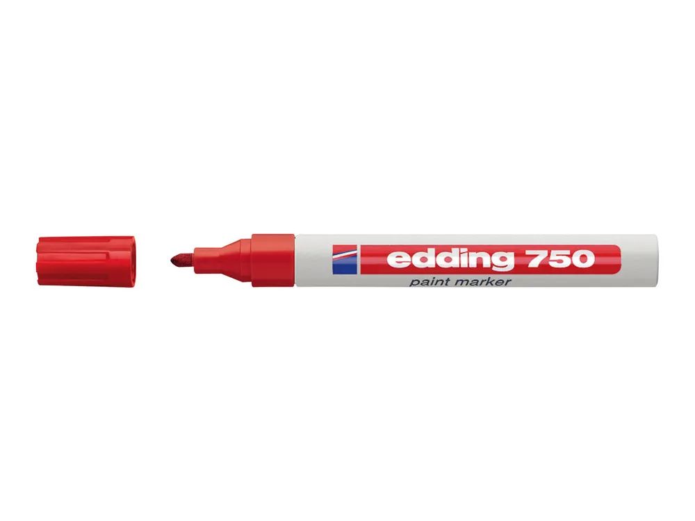 EDDING 750 paint - Marker - permanent - Rot