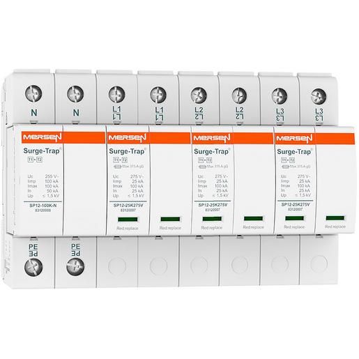 Mersen Ü-ABLEITER T1+2 275V 4P 8TE TT / MERSEN STPT12-25K275V-4PG 83120150