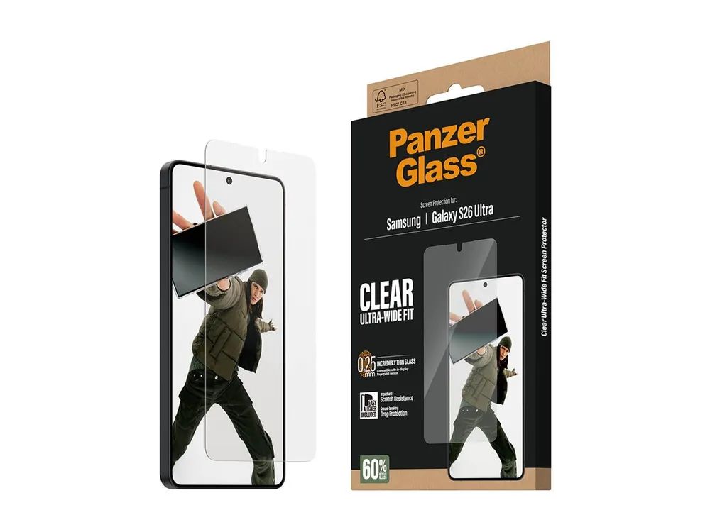 PanzerGlass Bildschirmschutz für Handy - ultrabreite