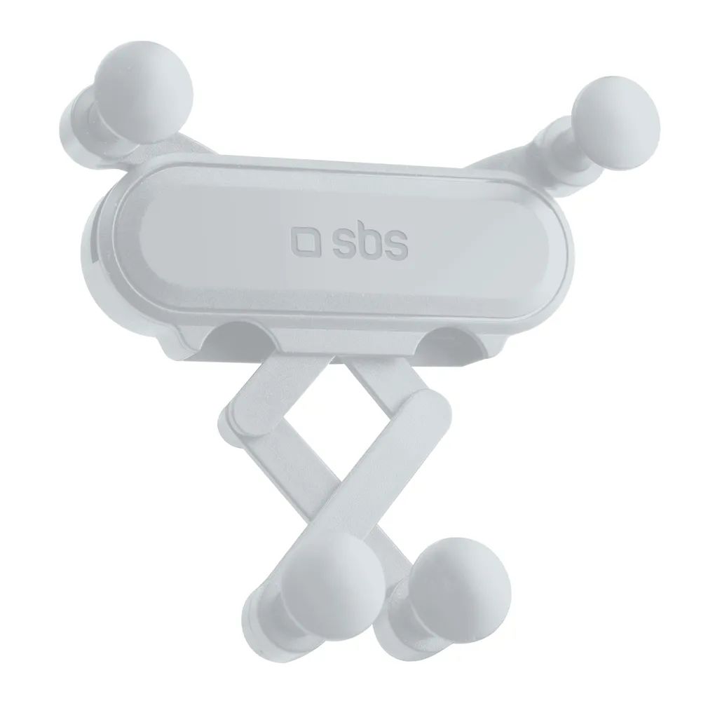 SBS Autohalterung mit Schwerkraftverriegelung, für den Lüftungsschlitz weiss