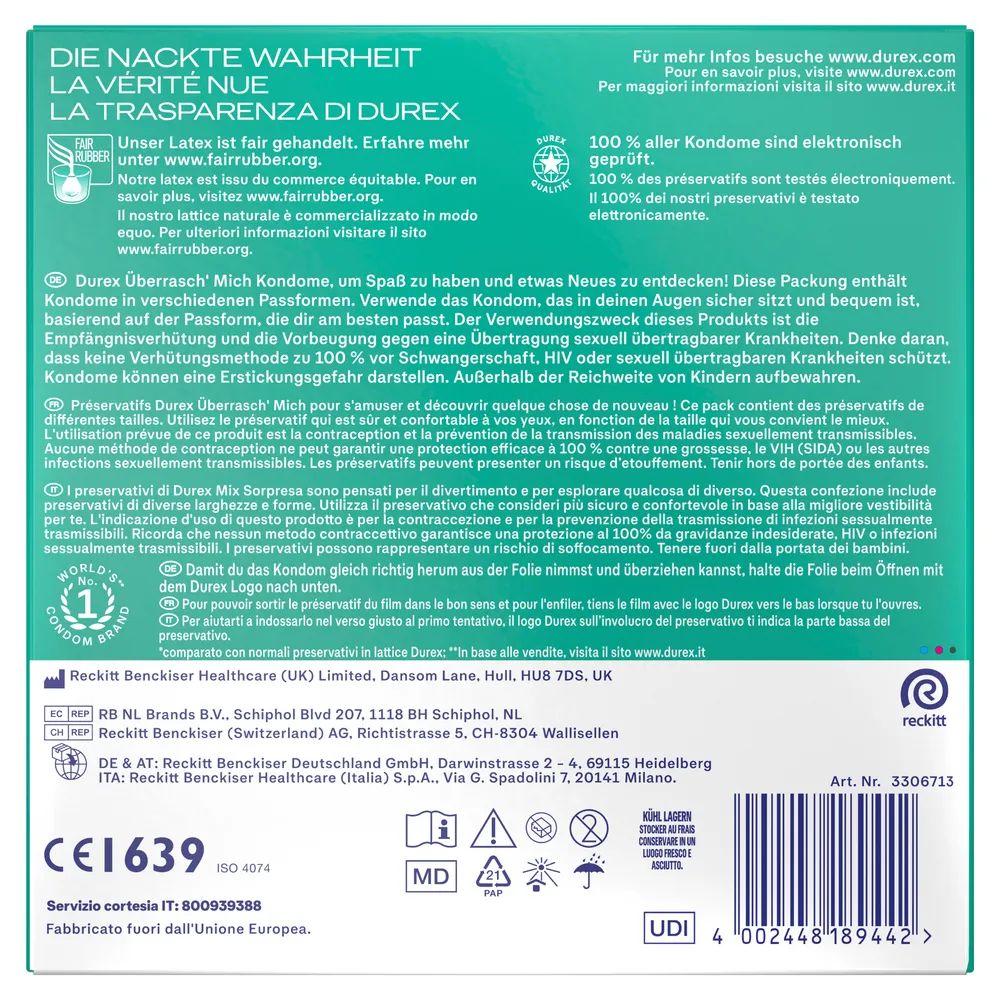 Durex Surprise Me - ÜBERRASCH MICH 30er