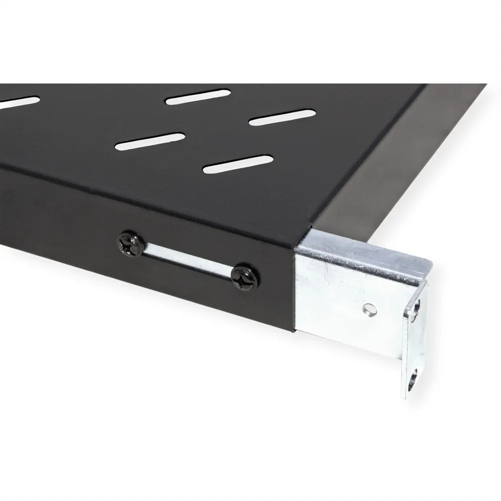 VALUE 19-Zoll-Fachboden 1HE tiefenvariabel, 440 x 700 mm, 50kg Traglast