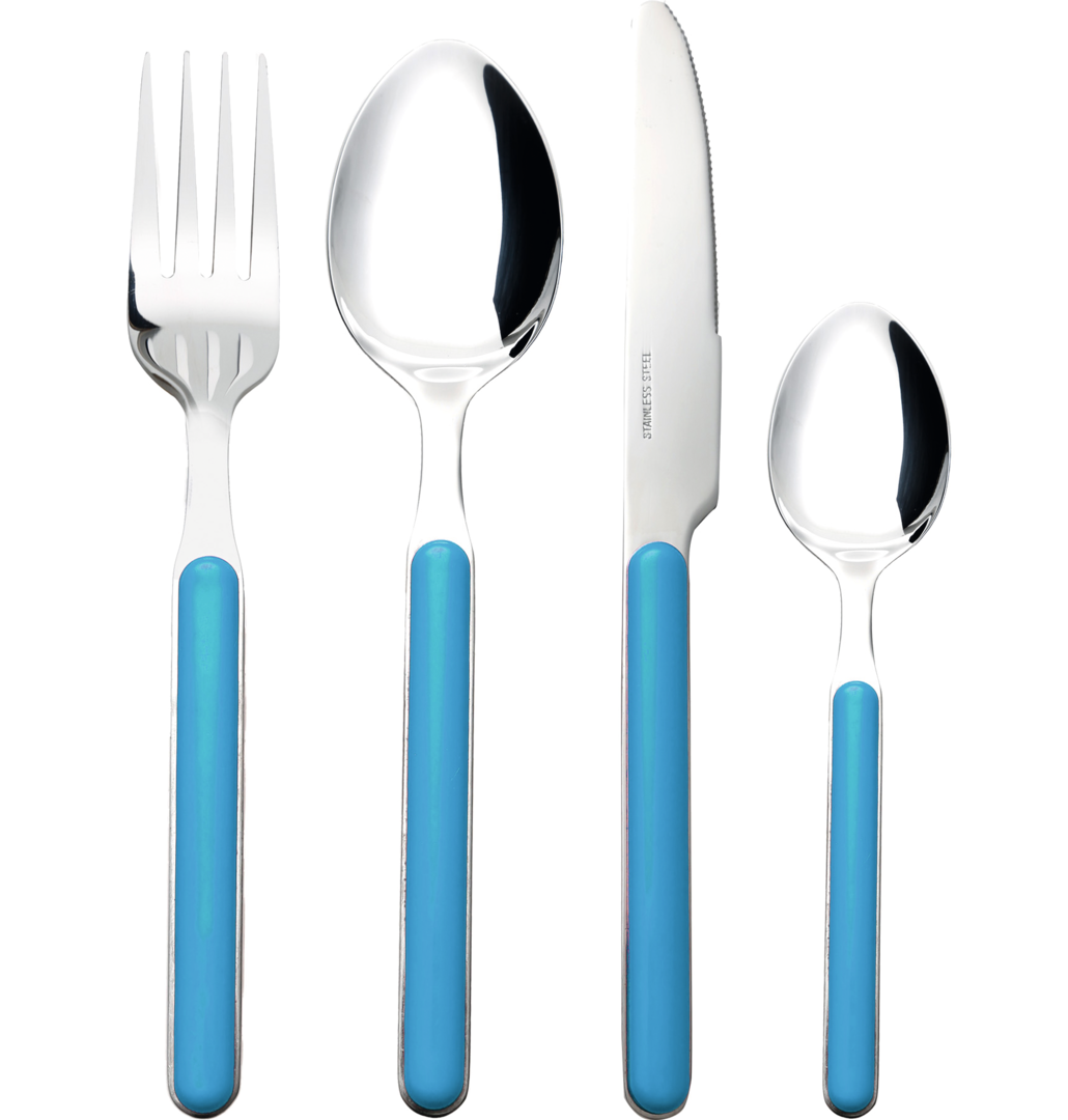 Brunner Besteckset blau