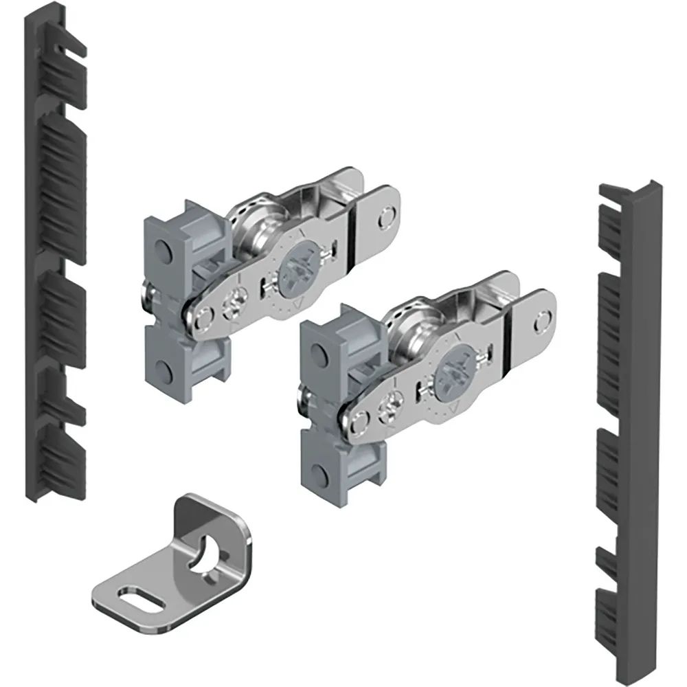 HETTICH AvanTech YOU Frontverbinder Zarge Innenfrontprofil H 101 anthrazit