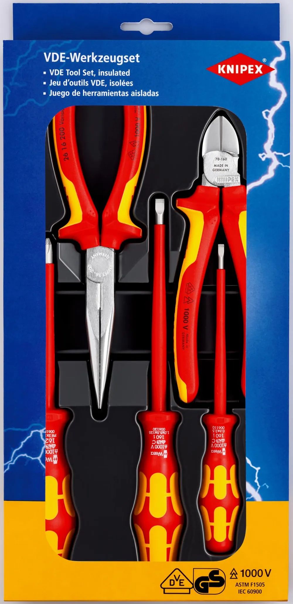 KNIPEX VDE-Werkzeugsatz 5-teilig