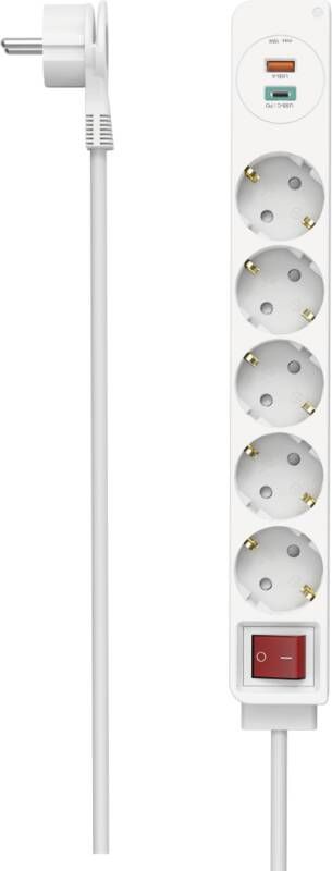 Hama 223186 SDL 5F 1,4M/USB-C/A 18W PD/F.ST