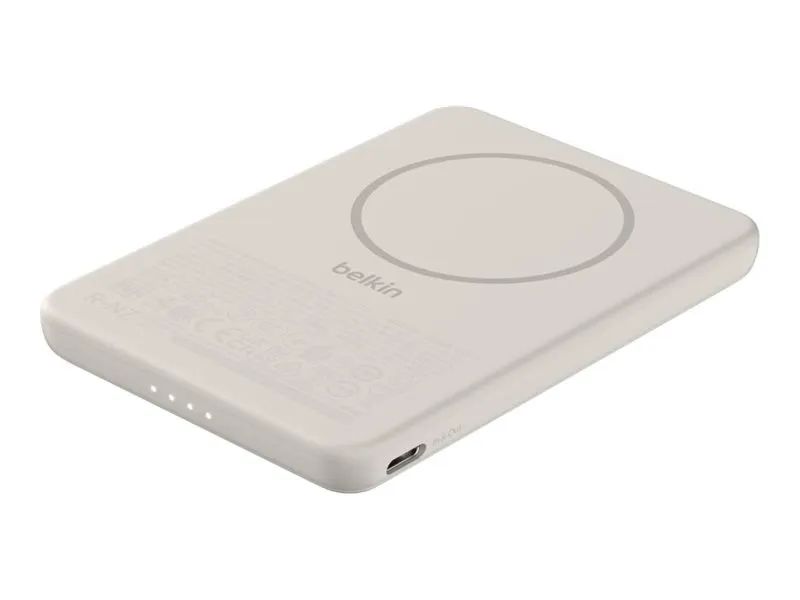 Belkin BoostCharge - Powerbank - schlank, magnetisch - 5000 mAh - 7.5 watt - Fast Charge (USB-C)