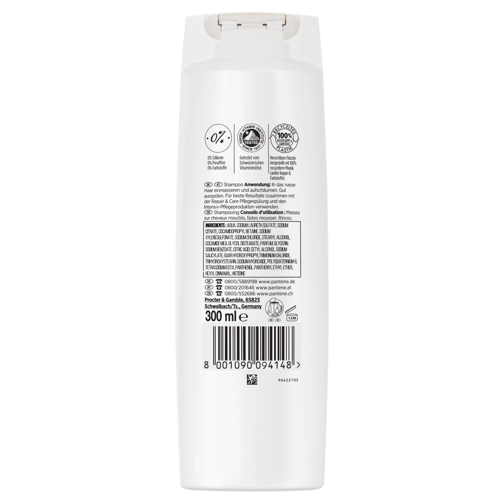 Pantene Pro-V Repair & Care Shampoo, 300ml