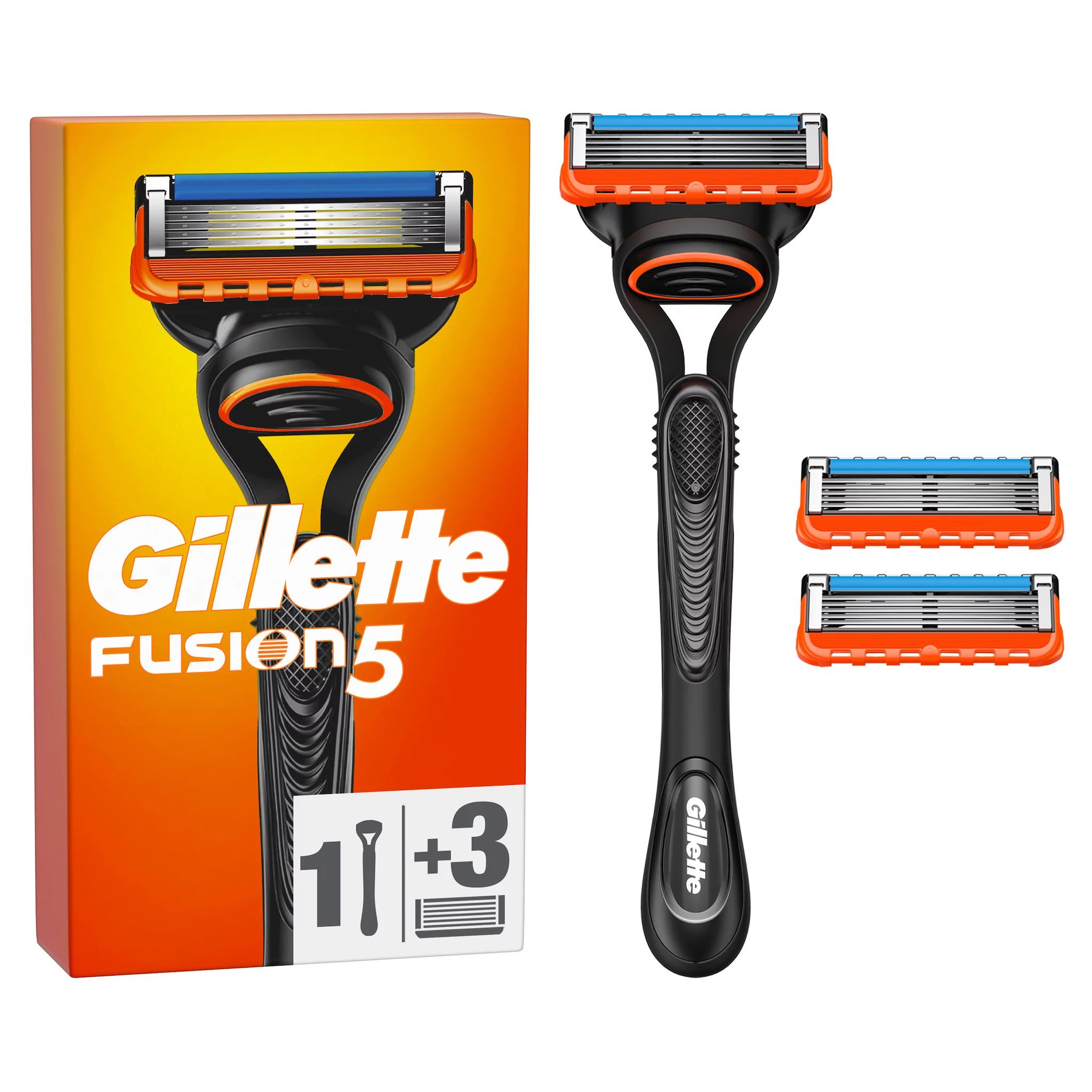 Gillette Fusion5 Systemklingen 3er+Handstück