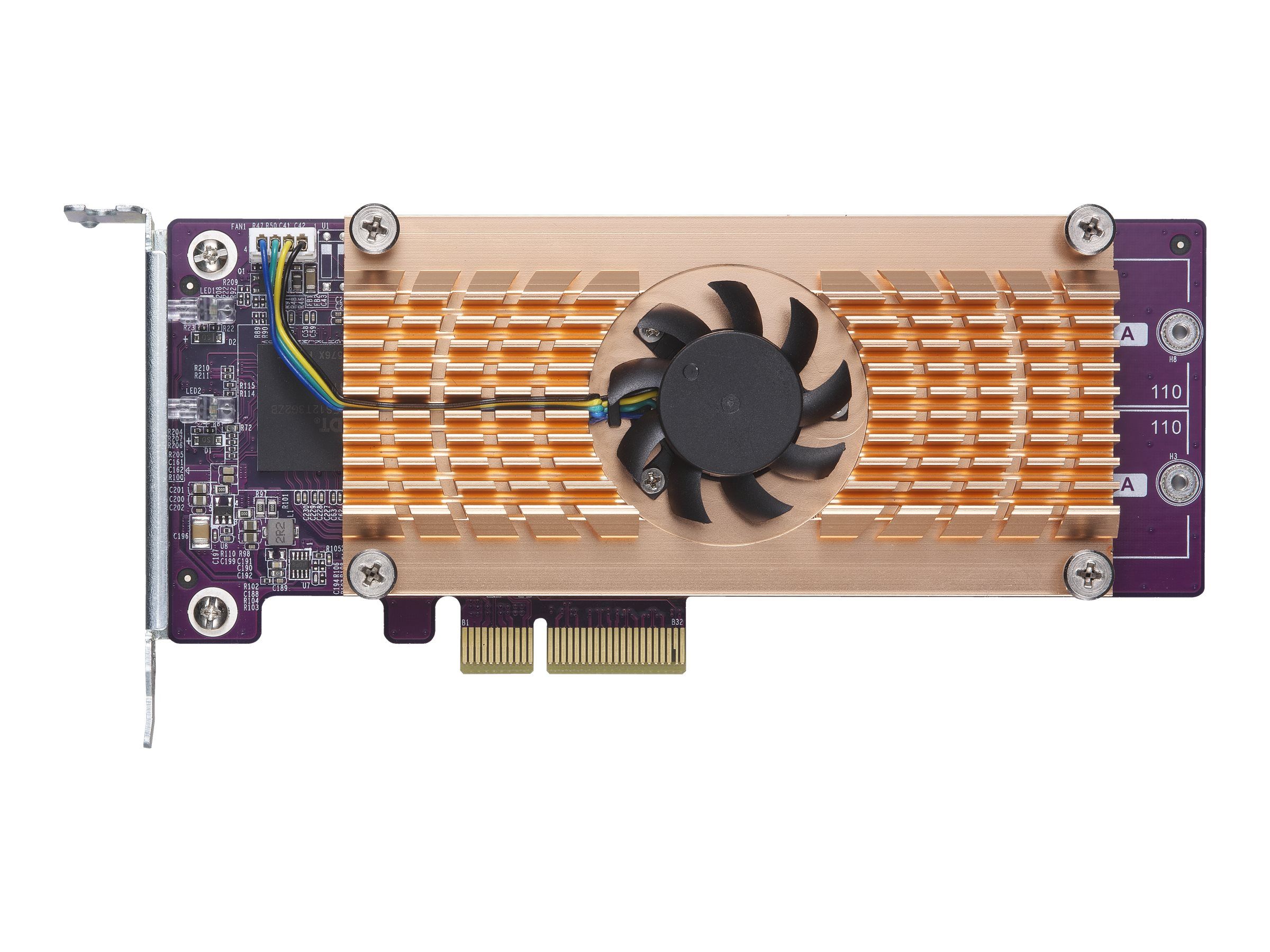 QNAP QM2-2S-220A - Speicher-Controller - SATA