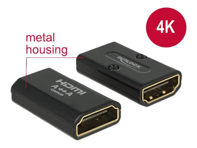 Delock HDMI Kupplung - HDMI weiblich zu HDMI weiblich