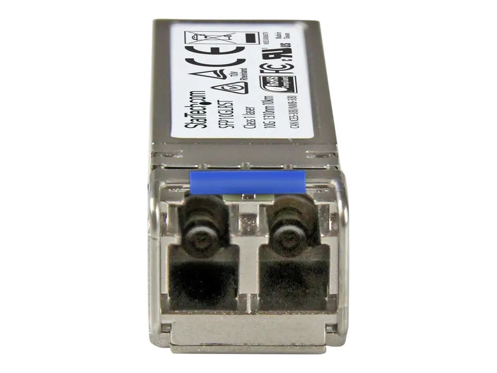 StarTech.com 10 Gigabit LWL SFP+ Transceiver Module - Cisco SFP-10G-LR kompatibel - SM LC 10 km - Mini GBIC mit DDM - 10GBase-LR SFP+ - SFP+-Transceiver-Modul (gleichwertig mit: Cisco SFP-10G-LR)