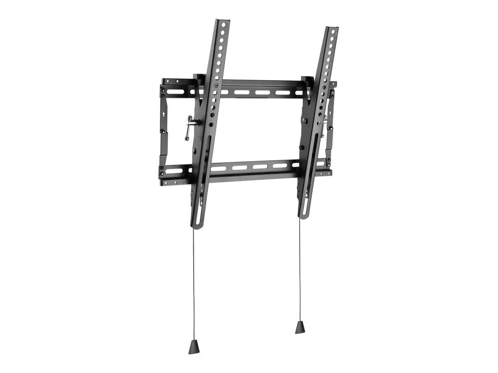 VivoLink Befestigungskit (2 Wandhalterungen, Adapterplatte) - für Flachbildschirm - basic, medium, tilt - Stahl - Schwarz - Bildschirmgröße: bis zu 178 cm (bis zu 70 Zoll)