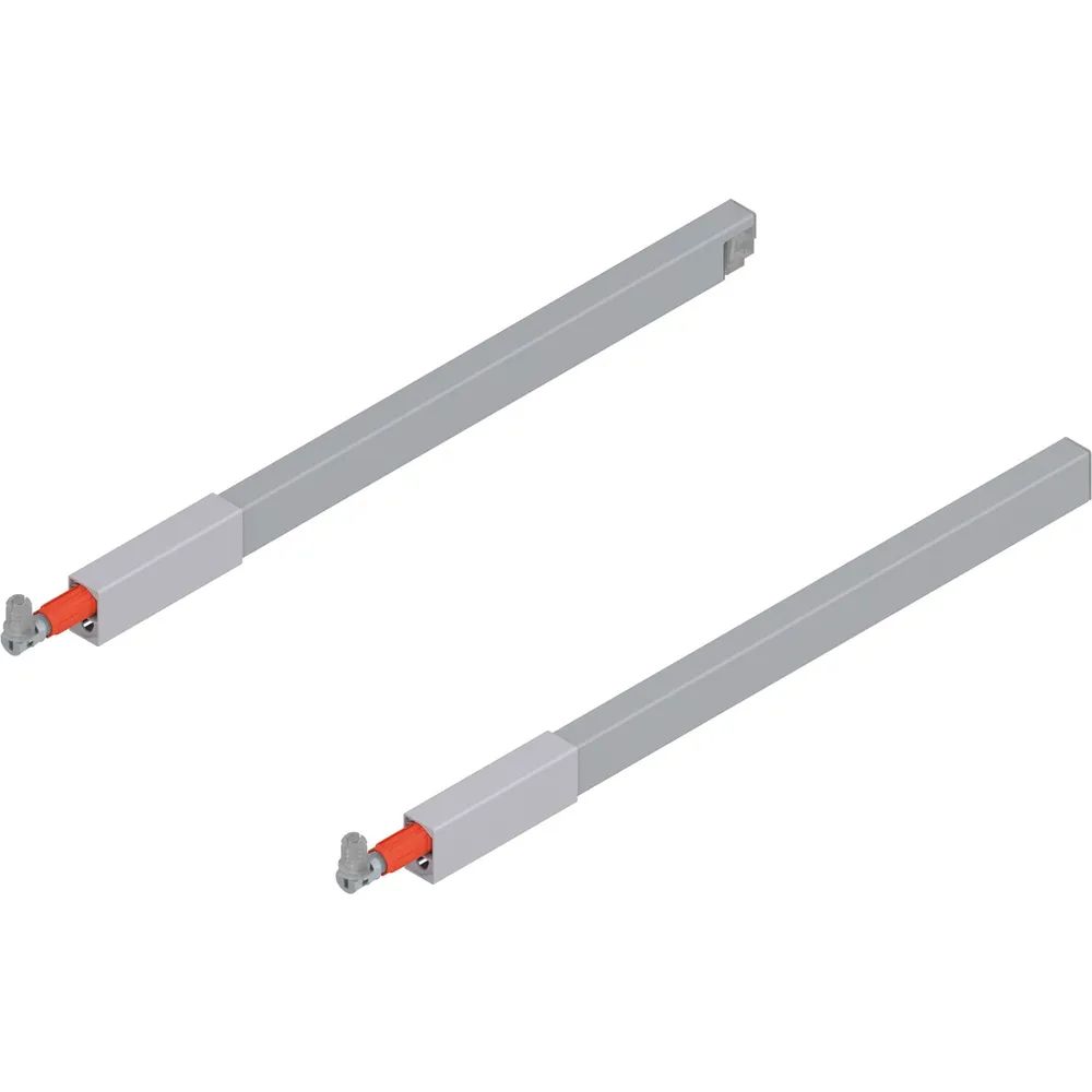 BLUM TANDEMBOX antaro Längsreling Set, NL 400, grau RAL 9006