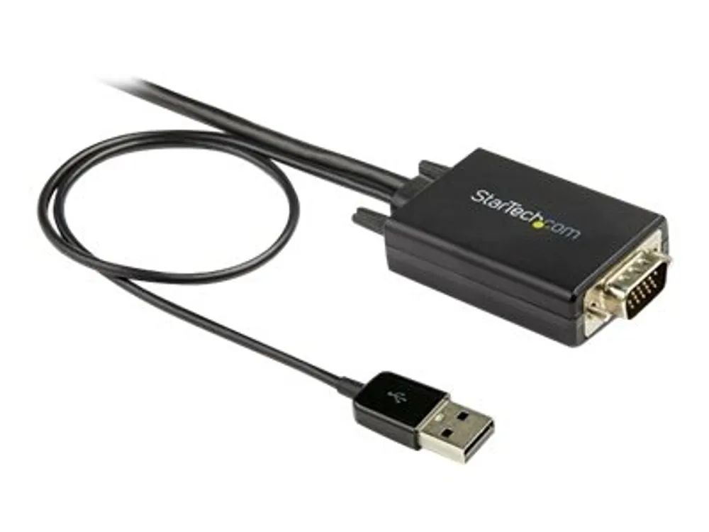 StarTech.com 2m VGA auf HDMI Adapter mit USB-Audio - 1080p - Adapterkabel - USB, HD-15 (VGA)