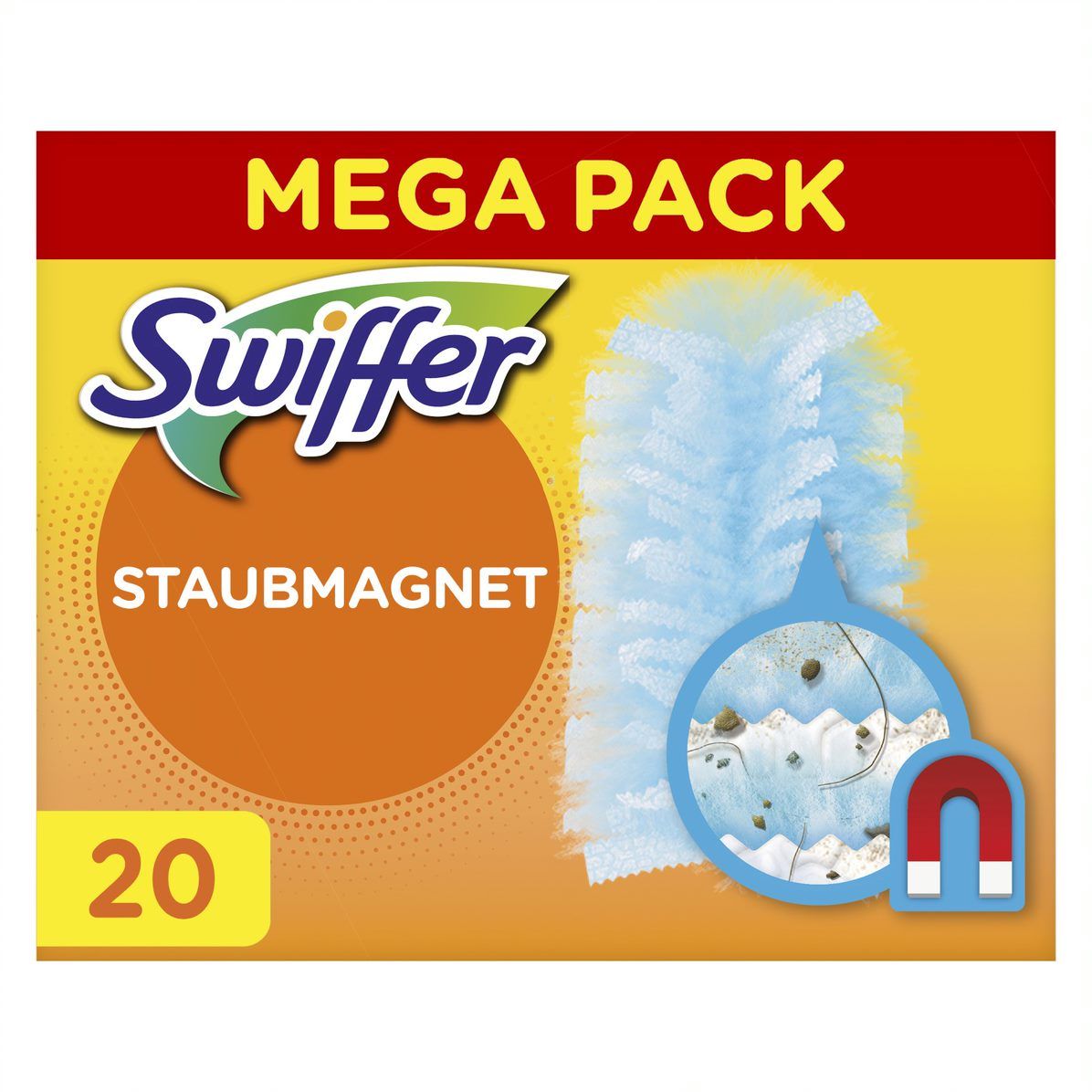 Swiffer Swiffer Staubmagnet Nachfüller (20 Tücher) (3er Pack)  Reinigungstücher