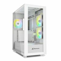 Thermaltake Sharkoon Gehäuse Rebel C60 RGB ATX 2xGlas weiß - Midi/Minitower - ATX