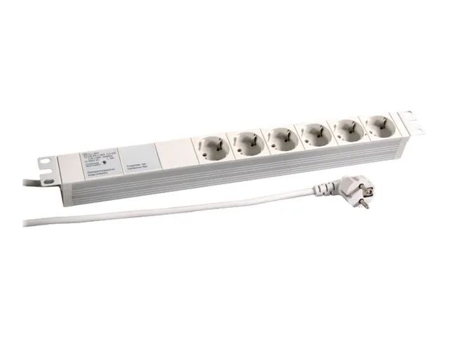 Heinrich Kopp Koop PROFIversal - Steckdosenleiste (Rack - einbaufähig) - Wechselstrom 250 V - Eingabe, Eingang power CEE 7/7 - Ausgangsanschlüsse: 6 (power CEE 7/3)