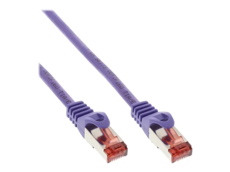 InLine Patchkabel - S/FTP (PiMf) - Cat.6 - 250MHz - PVC - Kupfer - violett - 1,5m