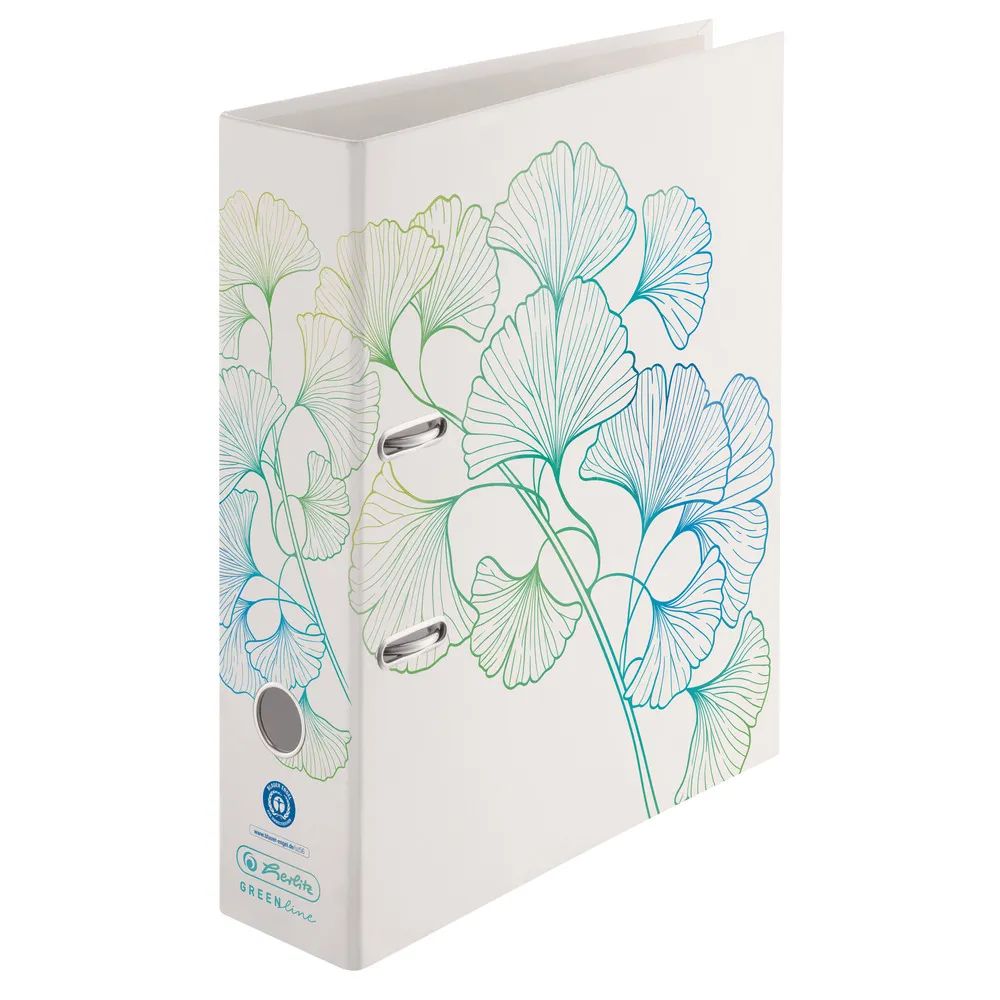 herlitz Ordner maX.file A4 8cm GREENline Ginkgo