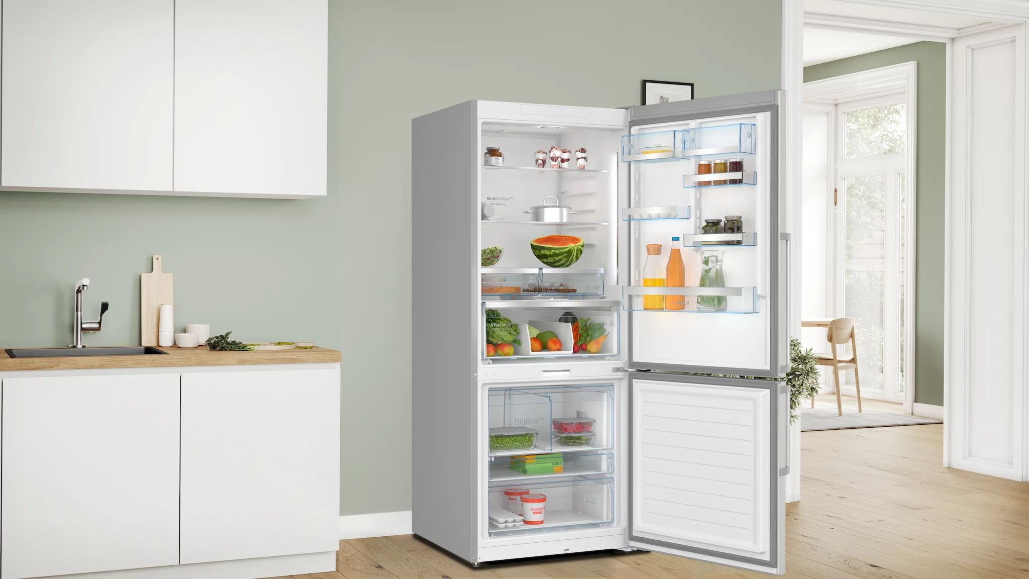 Bosch KGP76AIC0N Stand-Kühl-Gefrierkombination