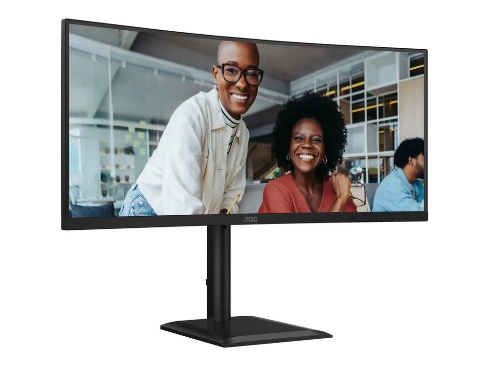 AOC CU34E4CV - LED-Monitor - gebogen - USB - 86.36 cm (34")