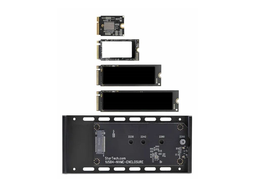 StarTech.com Speichergehäuse - 1 Schächte (PCIe 4.0 x 4 (NVMe))