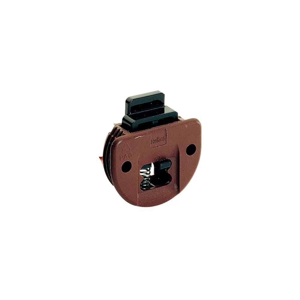 HETTICH SlideLine 55 Führungsteil - mit federndem Riegel, Kunststoff braun