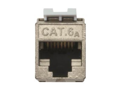 DIGITUS CAT 6A Keystone Modul, geschirmt mit intelligentem Kabelmanager