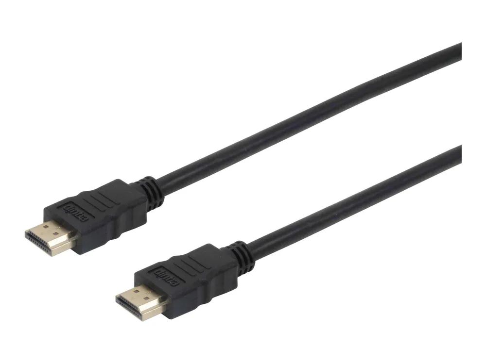 Equip Highspeed - HDMI-Kabel mit Ethernet - HDMI männlich zu HDMI männlich - 1.8 m - Schwarz - Support von 4K 60 Hz (Packung mit 20)