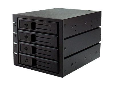 ICY BOX IB-564SSK - Gehäuse für Speicherlaufwerke mit Lüfter - 3.5" (8.9 cm)