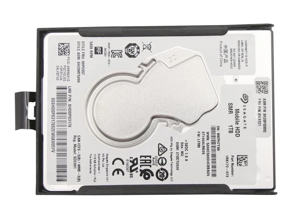 Lenovo 01LX021 Festplatte 5400U 7mm SATA3 Seagate L570 A475 E480 E... - Festplatte - Serial ATA