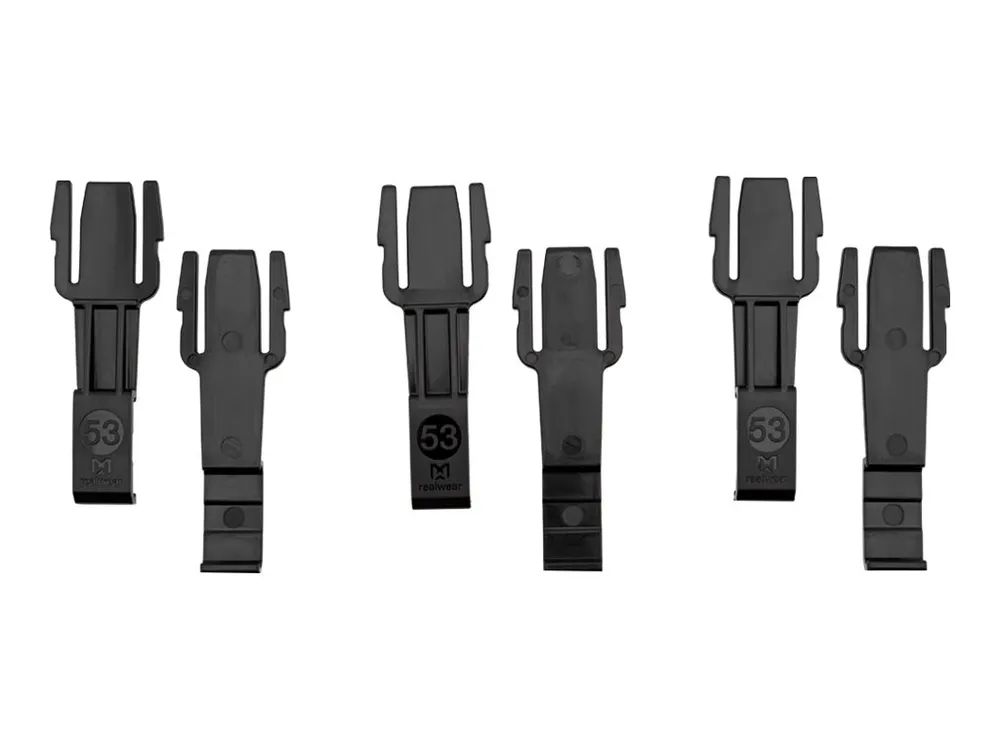 RealWear 3M TA500 - Schutzhelm-Clip Paare (Packung mit 3)