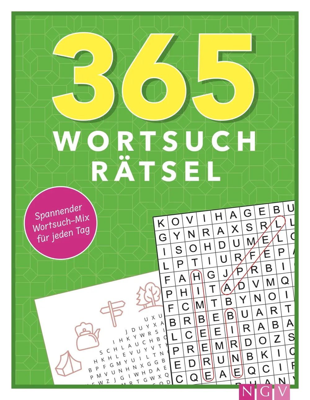Naumann & Göbel Verlagsgesellschaft 365 Wortsuchrätsel