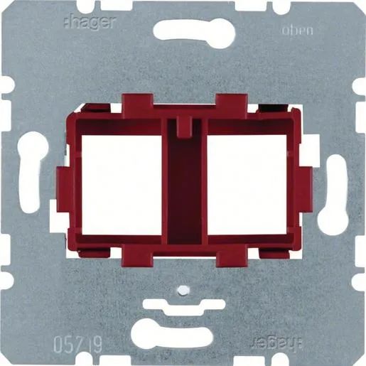 Hager TRAGPLATTE ROTER AUFNAHME 2-FA / HAGERS WDF4711R