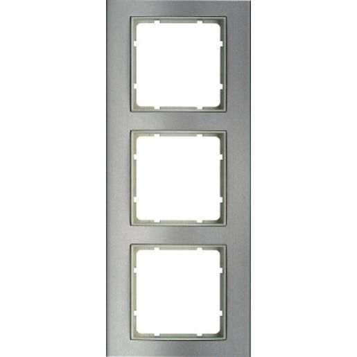 Berker RAHMEN 3-FACH ALU/PWS PROFIL / BERKER 10133904 B.3 10133904