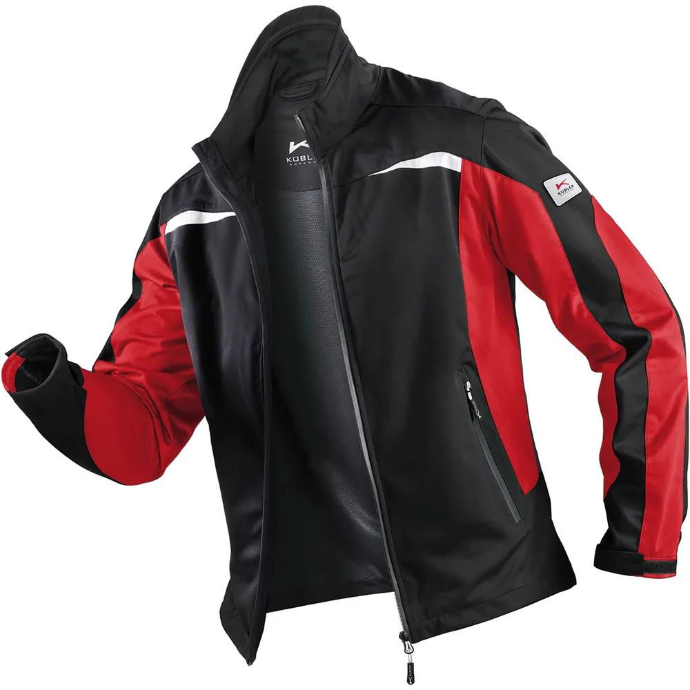 KÜBLER Ultrashelljacke Form 1141 schwarz/mittelrot XL