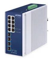 Planet Industrial Switch IGS-1000-8T4X - Switch - 1 Gbps
