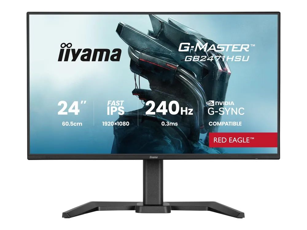 Iiyama G-Master GB2471HSU-B1 24" Fast-IP - Flachbildschirm (TFT/LCD) - 24"