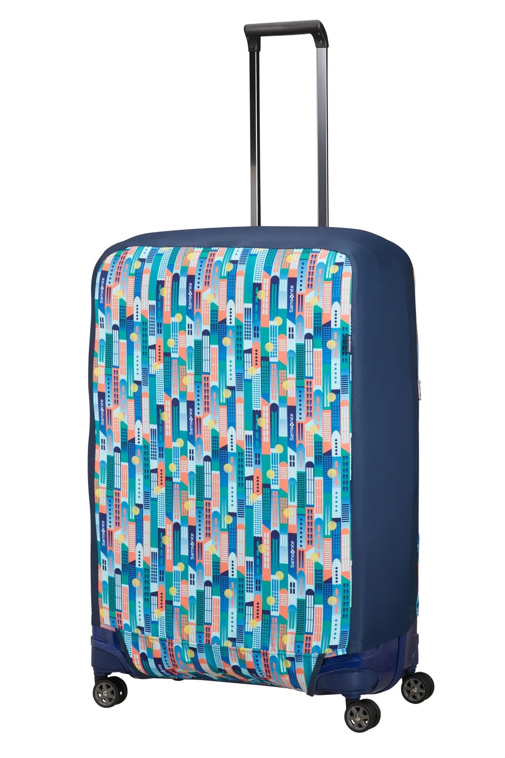 SAMSONITE TA REVOLUTION FOLDABLE LUGGAGE COVER XL, CITY PRINT