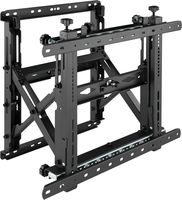Vision Befestigungskit (Wandmontage) - für LCD-Display - verriegelbar - Stahl - Schwarz - Bildschirmgröße: 114.3-218.4 cm (45"-86")