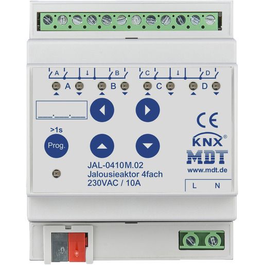 MDT JALOUSIEAKTOR 4FACH FM 10A 230 / JAL-0410M.02