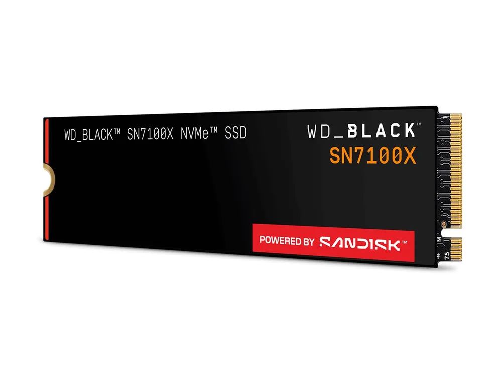 WD WD_BLACK SN7100X - SSD - 2 TB - intern - M.2 2280 - PCI Express 5.0 x4 (NVMe)